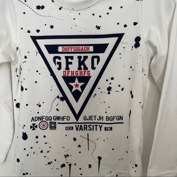 Peperoncino Girls white long sleeve T-shirt Size 12 - Picture 3 of 6